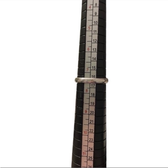 Pink Tourmaline Sterling Silver Ring 925 Size 7.5 - Picture 5 of 5